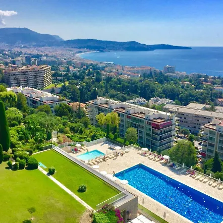 Apartment 2 Pieces Vue A Fabron Les Constellations Piscine 10mn Promenade Des *